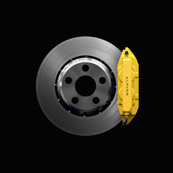 yellow caliper