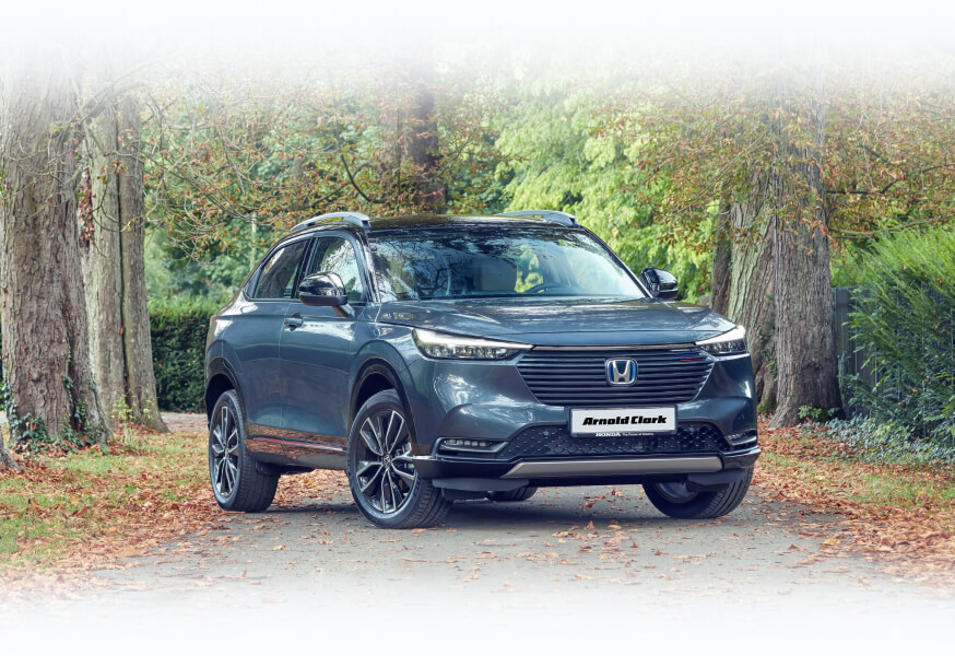 Angled front view of Honda HR-V