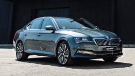 Silver Skoda Superb