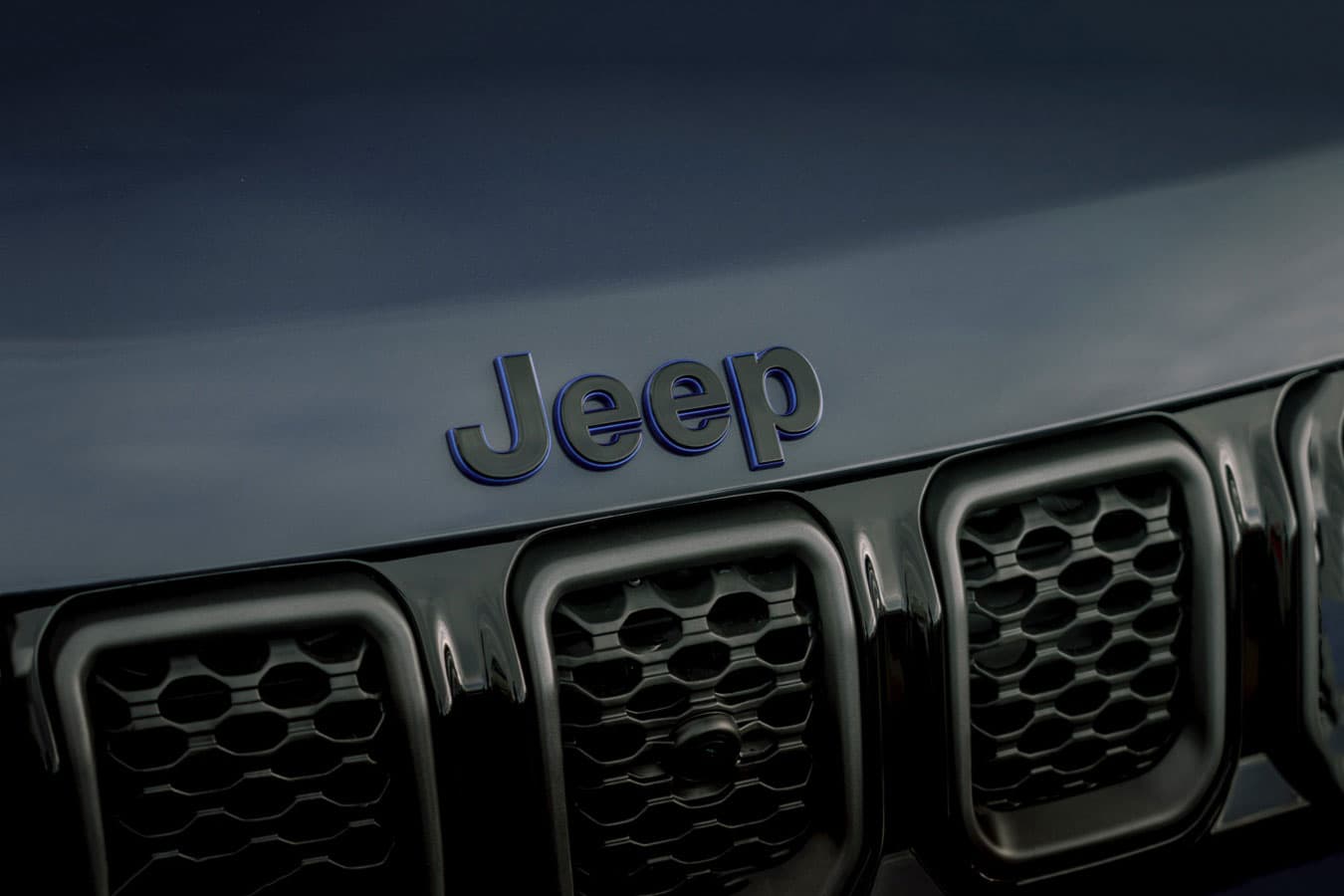 Jeep Logo on Front of car